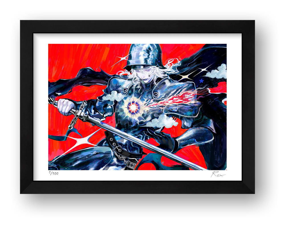 Comète — framed