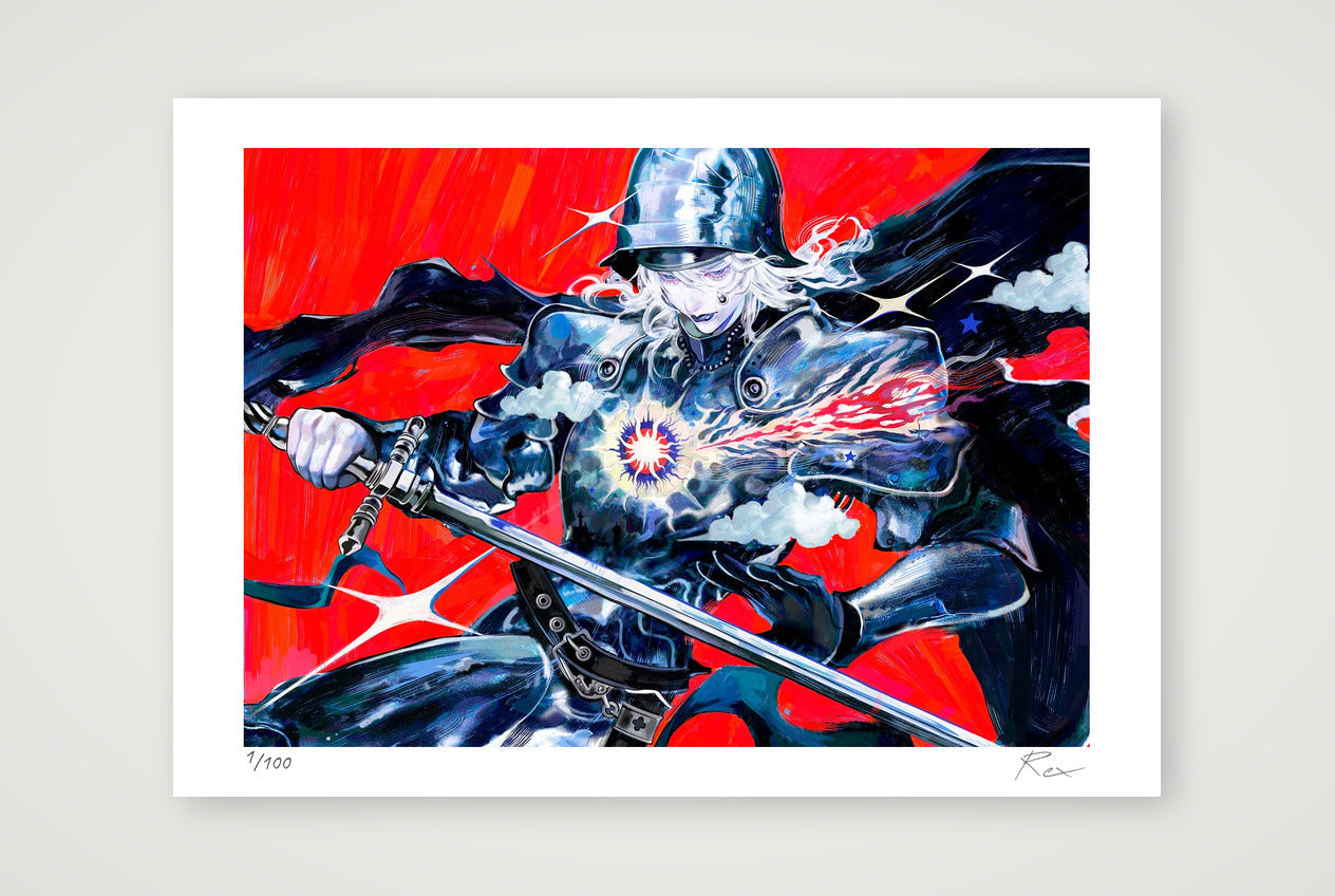 Comète — A4 (30×21cm, 12×8") Print only